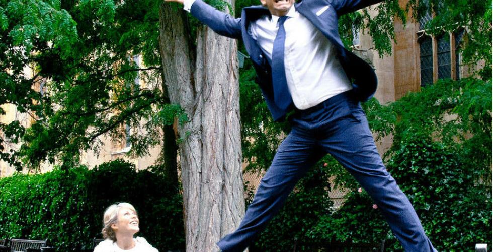 man jumping