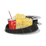 Picture of popcorn and coke