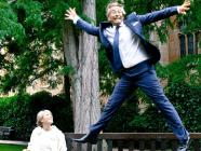 man jumping