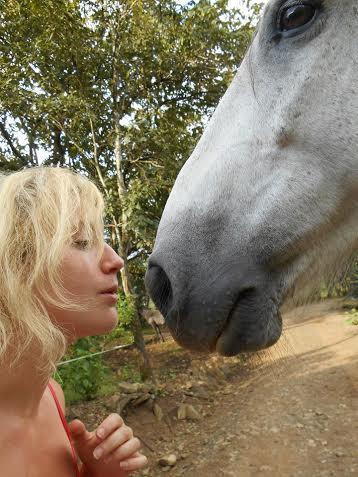 Natasha with one of her horses