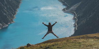 Image of someone jumping 