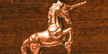 Image of gold unicorn