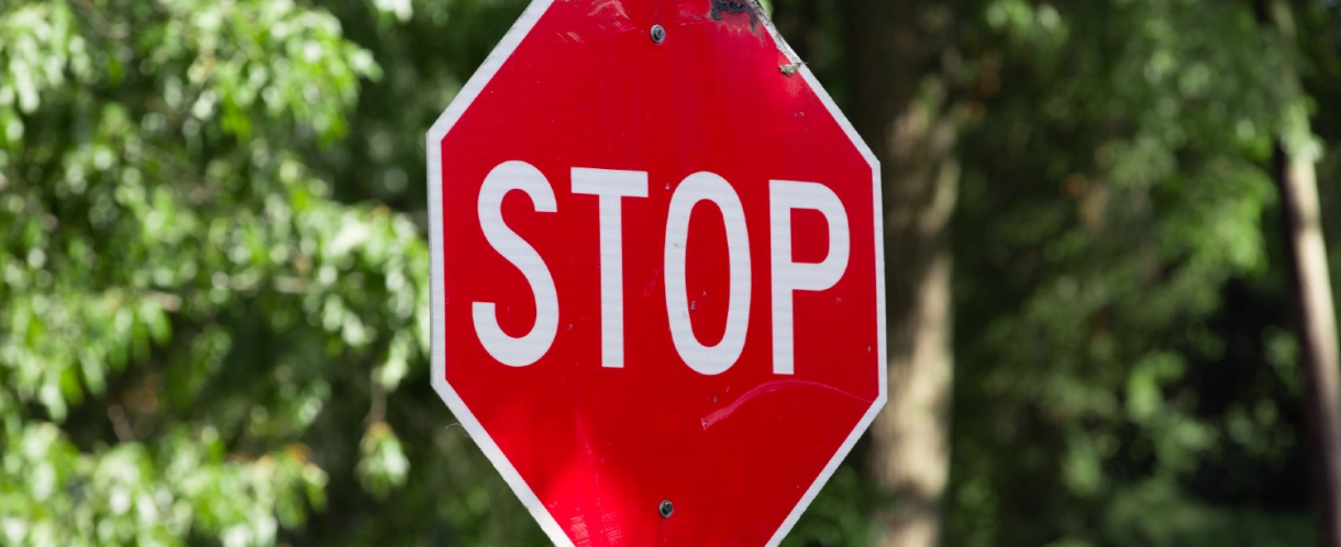 Image of stop sign