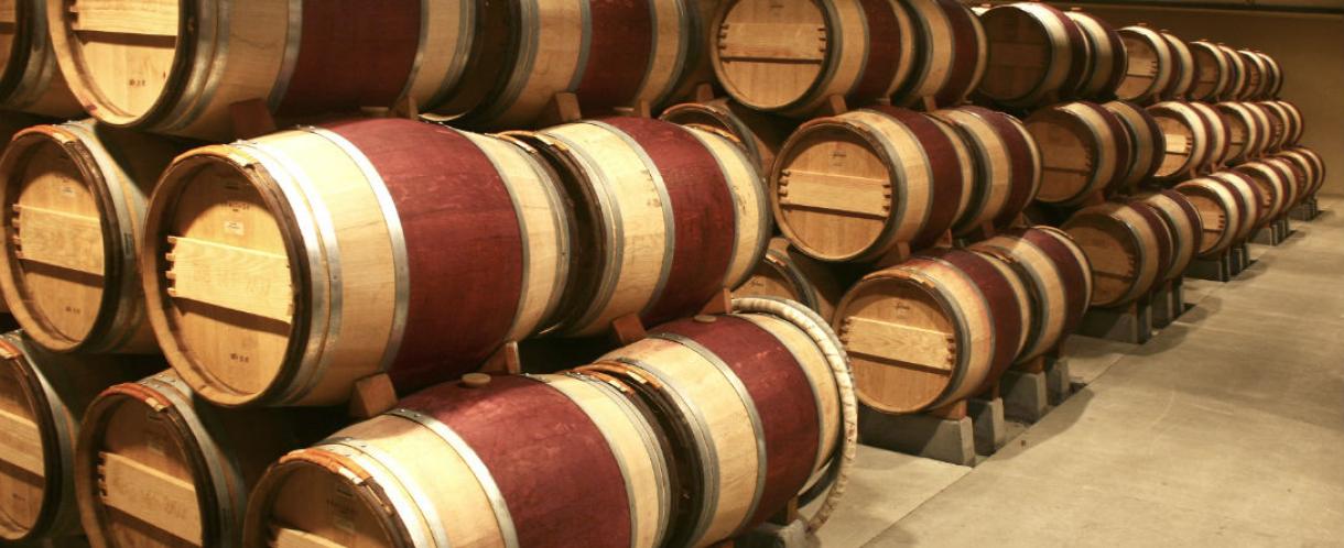 Wine barrels