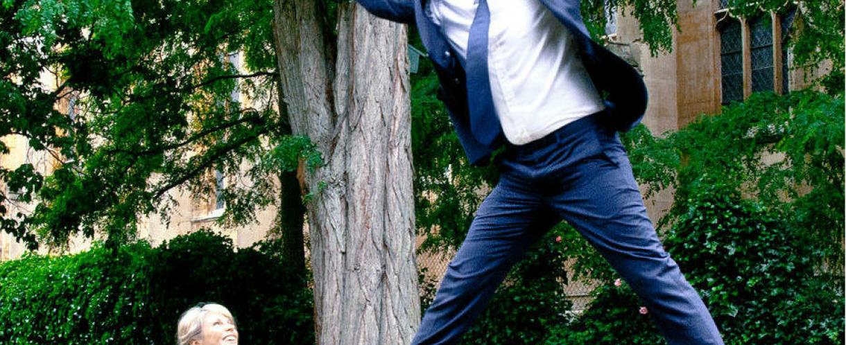 man jumping