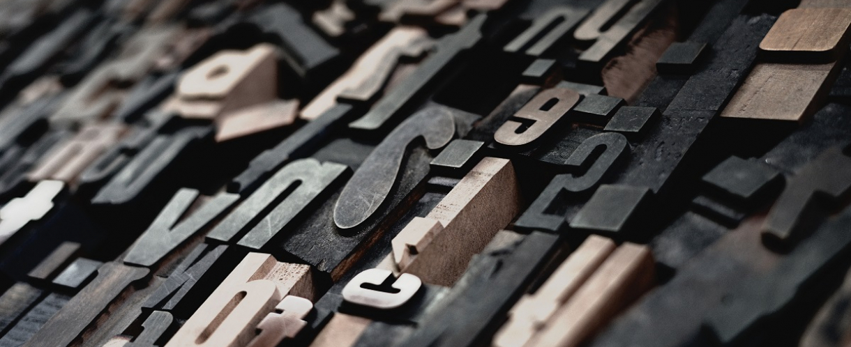 Image of printing letters